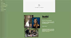 Desktop Screenshot of kohlphotography.net