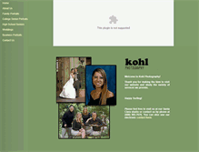 Tablet Screenshot of kohlphotography.net